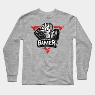 Hardcore Gamer Long Sleeve T-Shirt